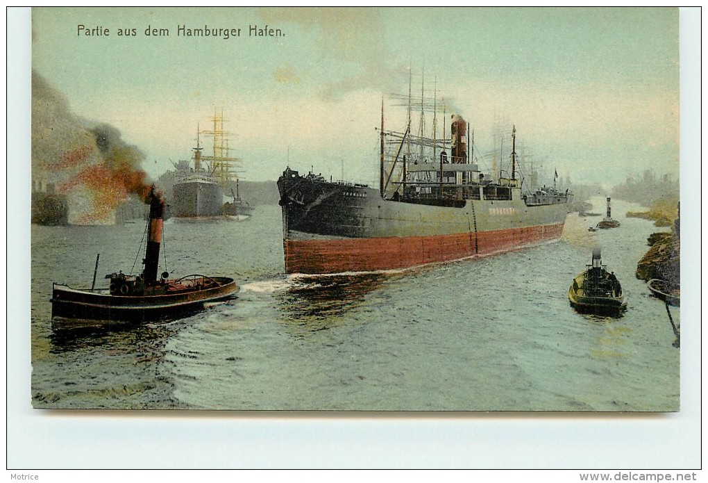 PARTIE AUS DEM HAMBURGER HALEN  - Remorqueur Bateau. - Remorqueurs