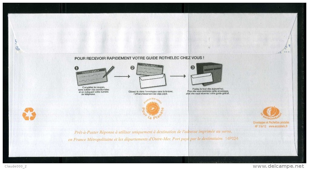 PAP Ciappa " ROTHELEC " Port Payé Par 14P024 NEUF ** - Prêts-à-poster:Answer/Ciappa-Kavena