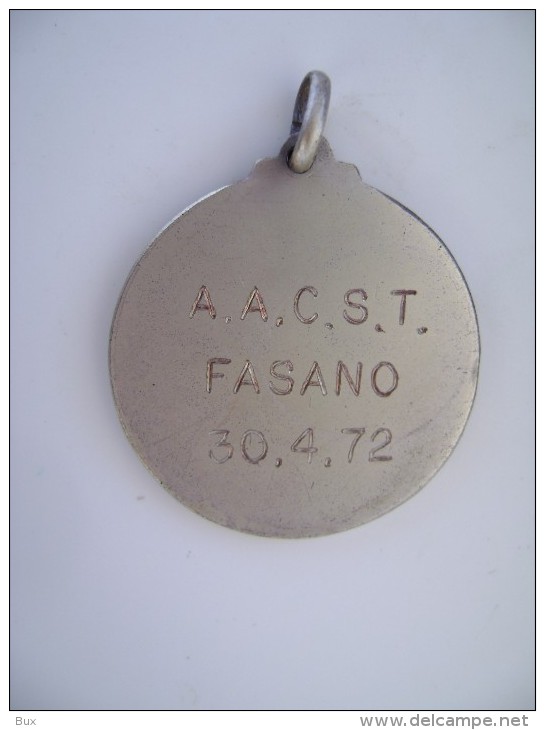 FASANO  1972   FEDERAZIONE ITALIANA  HOCKEY  E PATTINAGGIO  PATINAGE SKATING MEDAGLIA SPORT ITALIA  MEDAL  ITALY - Patinage Artistique