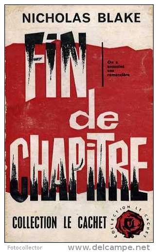 Fin De Chapitre Par Nicholas Blake - Trévise, Ed. De