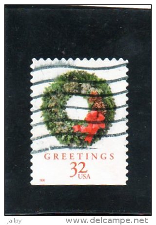ETATS-UNIS     32 C    1998     Y&T: 2817a  Bas  Non Dentelé    ( Oblitéré) - Used Stamps