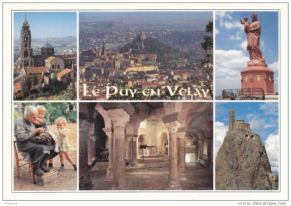 Ph-CPM Le Puy En Velay (Haute Loire) Multivues - Le Puy En Velay