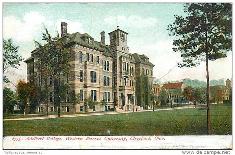 224055-Ohio, Cleveland, Western Reserve University, Adelbert College, Souvenir Post Card Co No 2775 - Cleveland