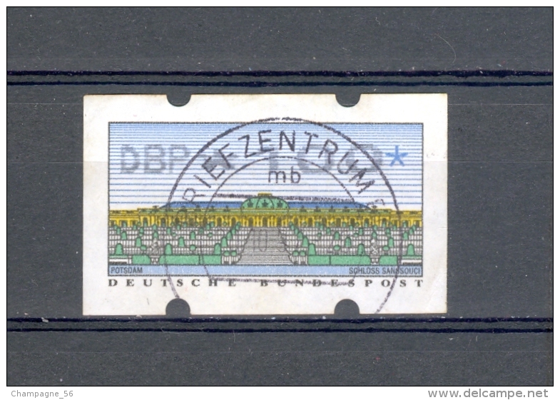 1996    N° 2 DBP * 1 0 0 *   DOS   N°  0820     PHOSPHORESCENT   OBLITÉRÉ - Rolstempels