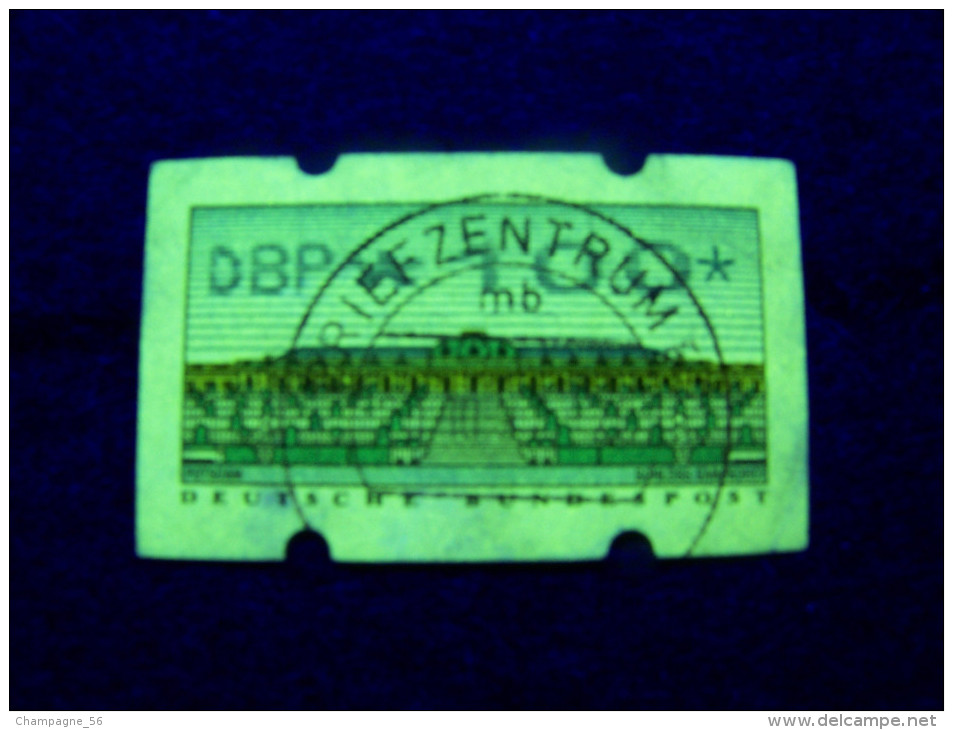 1996    N° 2 DBP * 1 0 0 *   DOS   N°  0820     PHOSPHORESCENT   OBLITÉRÉ - Rolstempels