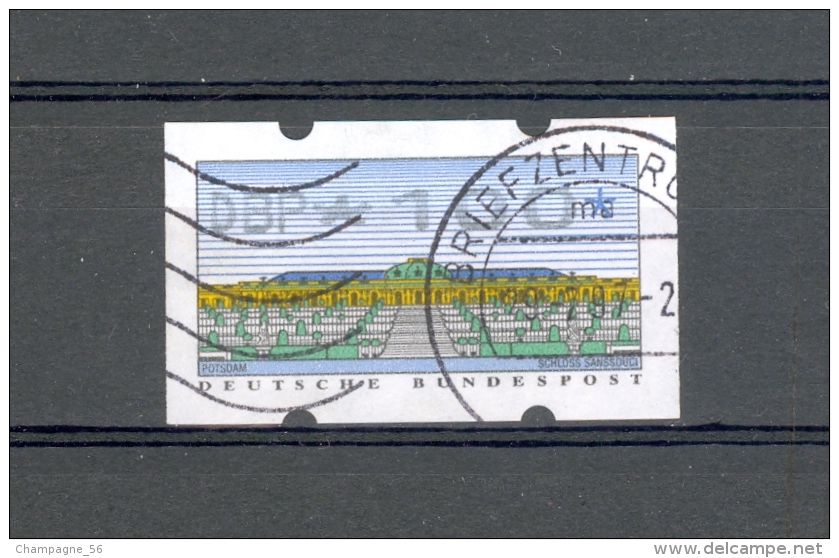 1996   N° 2 DBP * 1 0 0 *  DOS   N°  0315  DISTRIBUTEURS PHOSPHORESCENT 29.7.97  OBLITÉRÉ - Rolstempels