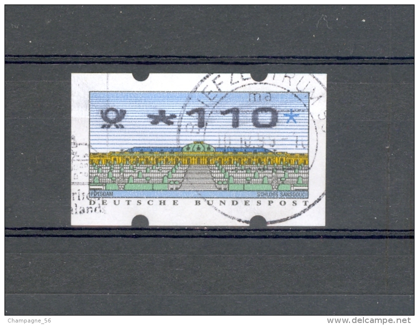 1999 N°3  CORS * 1 1 0 *  DISTRIBUTEURS  PHOSPHORESCENT OBLITÉRÉ YVERT TELLIER 2.00 € - Roller Precancels