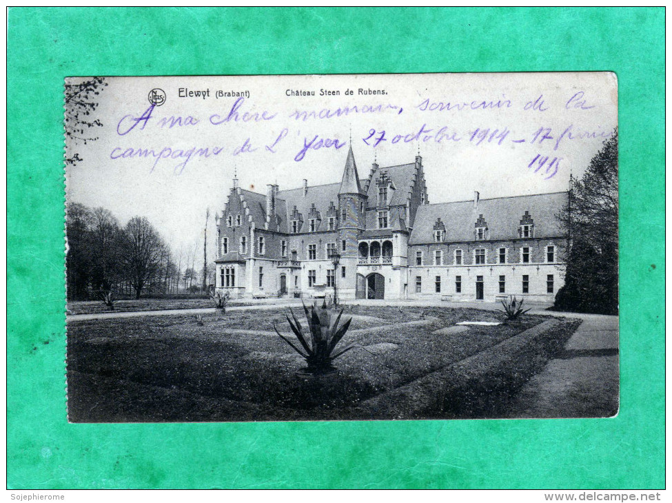 Elewyt (Elewijt) Château Steen De Rubens (commune De Zemst) - Zemst