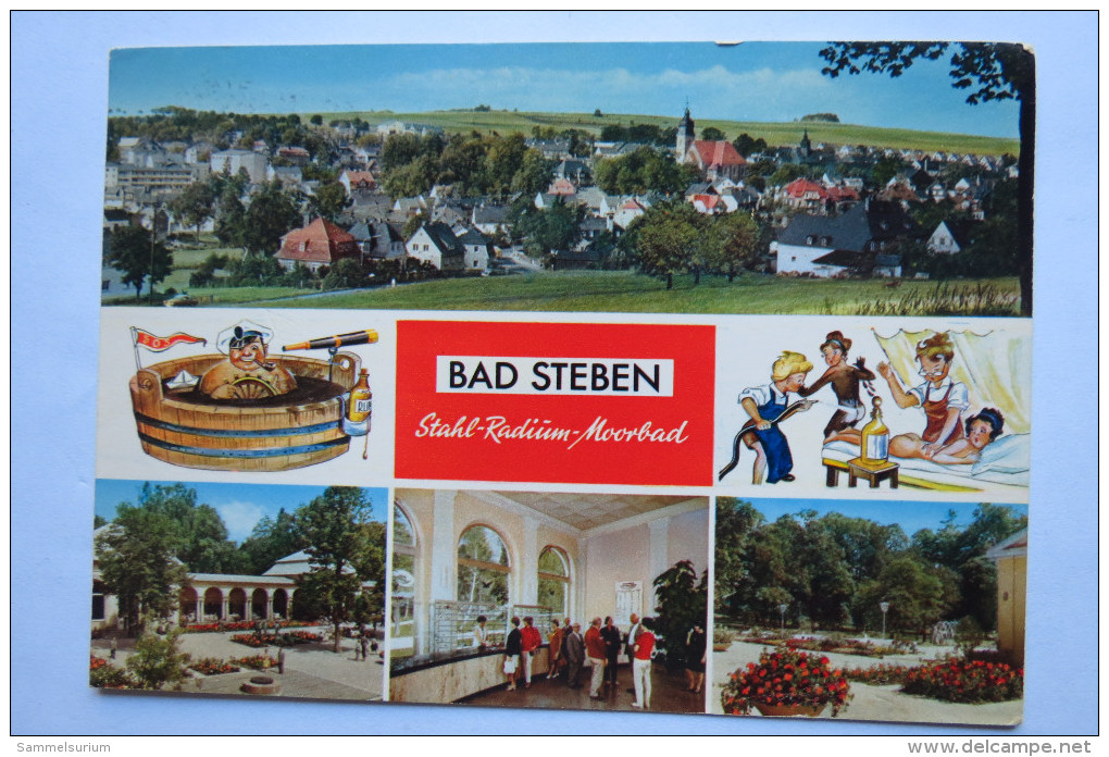 (5/2/47) AK "Bad Steben" Stahl-Radium-Moorbad - Bad Steben