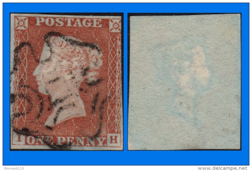 GB 1841-0135, QV 1d Pale Red-Brown Letters O-G SG9 Plate 33 (Spec BS22), MC Cancel - Gebruikt