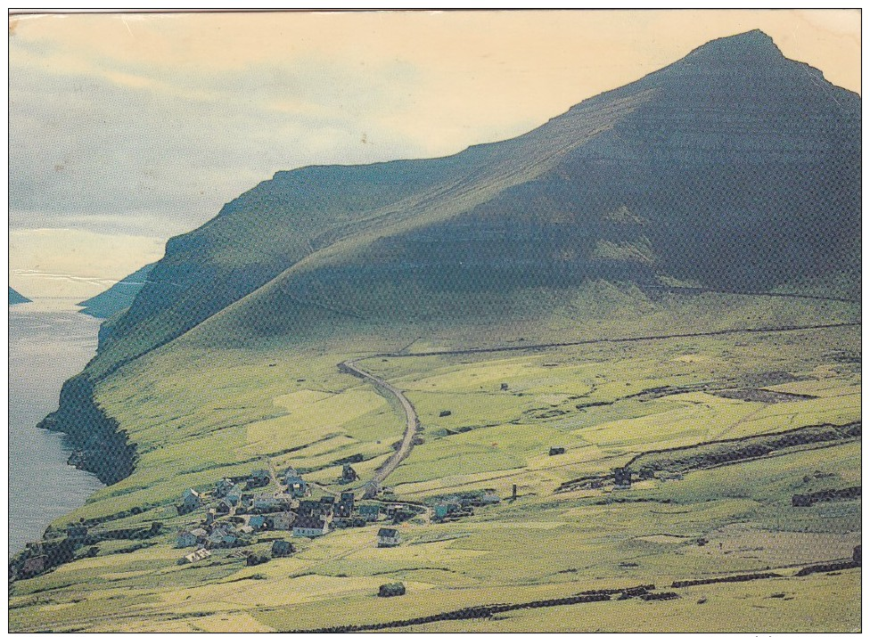 Mikladalur,Kalsoy,Faroe Islands,Posted.L9 . - Faroe Islands