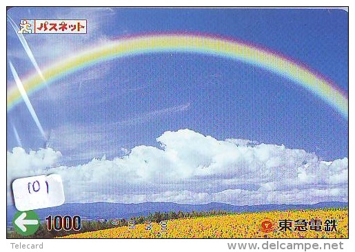 ARC EN CIEL - RAINBOW - Regenboog - Regenbogen Card Karte (101) - Sterrenkunde