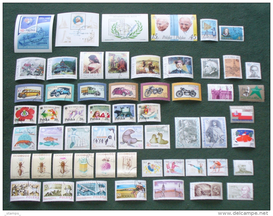 Poland 1987 - Used (o) - Almost Complete Year Set Of 55 Stamps + 3 Blocks - Pologne Polonia Polen --- Ko - Collections