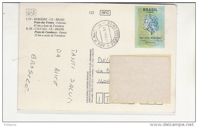 PO6775C# BRASILE - PRAIA DAS FONTES - CUMBUCO - FORTALEZA - QUOD  VG 1997 - Fortaleza