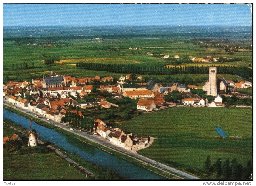 Damme - Panorama - Luchtopname, Molen - Damme