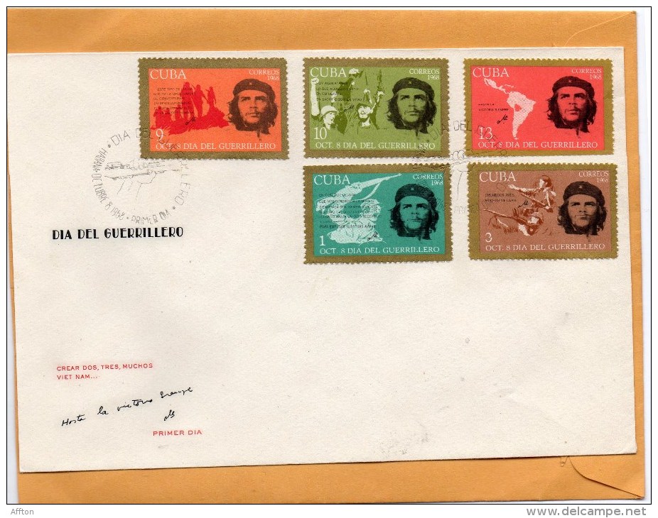 Cuba 1968 FDC - FDC