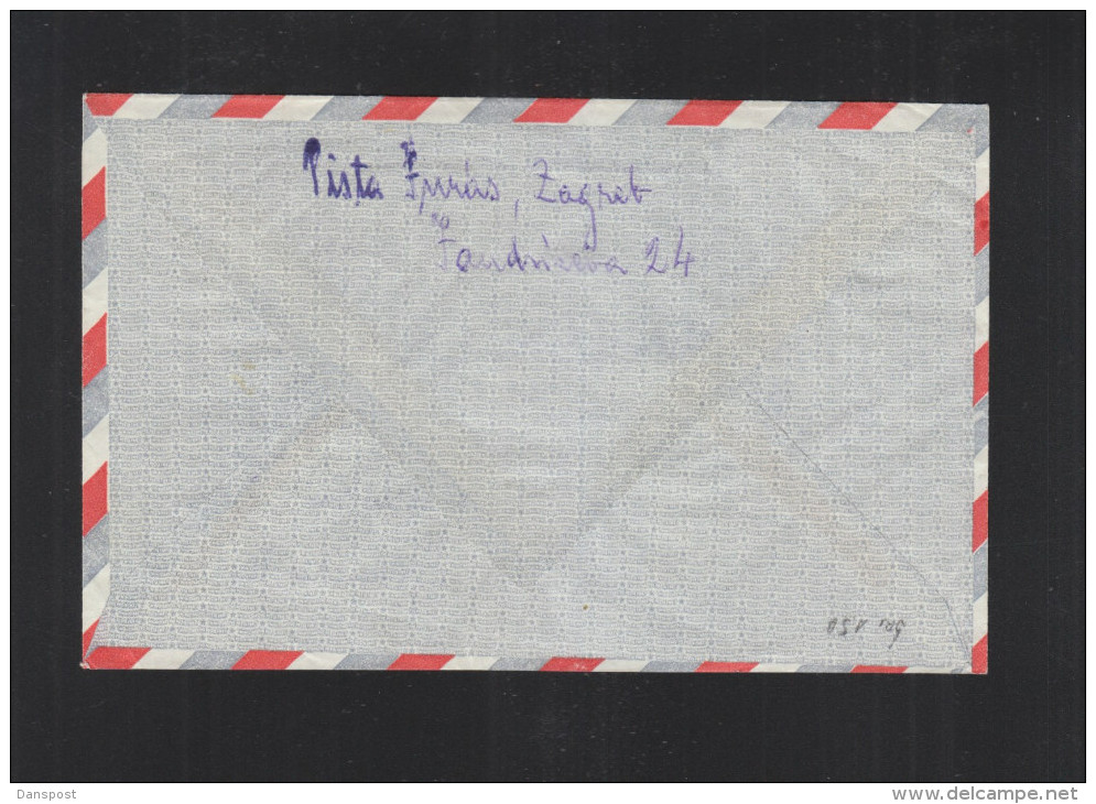 Yugoslavia Registered Air Mail Cover 1951 - Luftpost