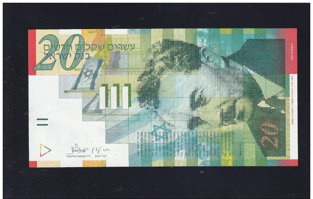 Israel- 20 Shekels - 2001- Unc - Israel