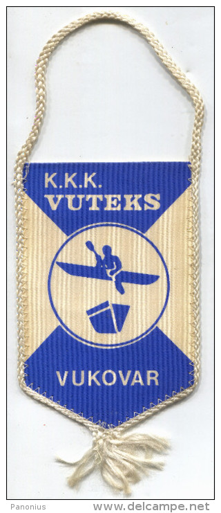 Rowing, Kayak, Canoe - KKK VUTEKS, VUKOVAR, Croatia, Vintage Pennant - Roeisport