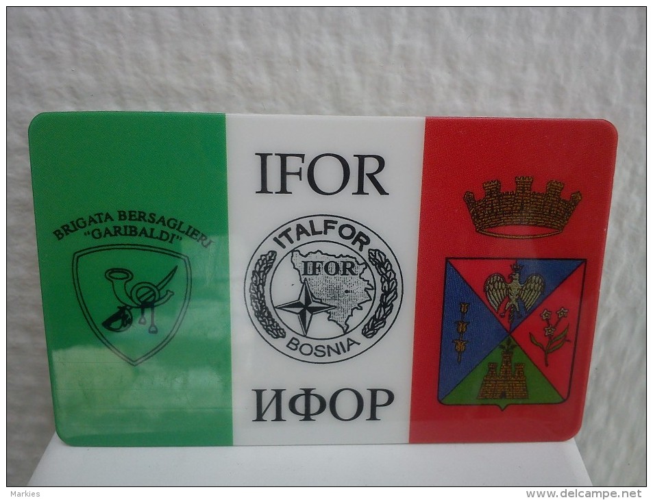 Military Card IFOR Frm Bosnie Used - Bosnië