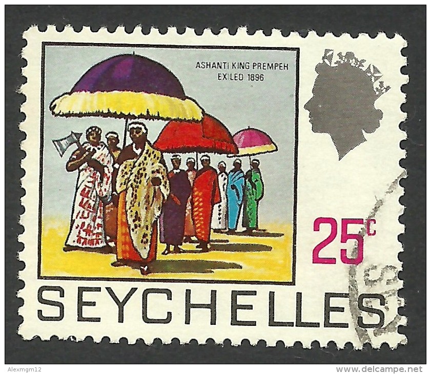 Seychelles, 25 C, 1969, Scott # 261, Used - Seychelles (...-1976)