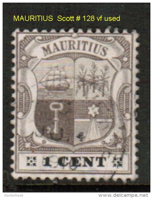 MAURITIUS    Scott  # 128 VF USED - Mauritius (...-1967)