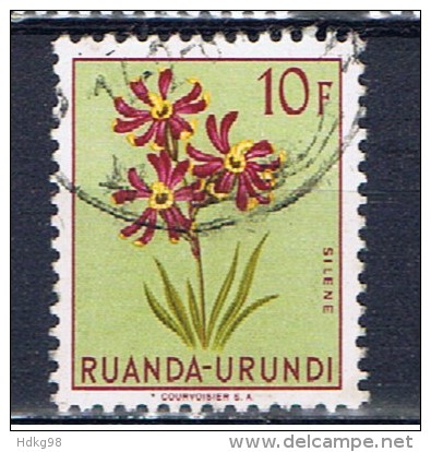 Ruanda Urundi+ 1953 Mi 150 Blume - Oblitérés