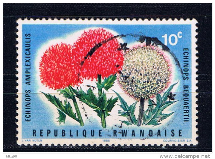 RWA+ Ruanda 1966 Mi 157 Blüte - Gebraucht