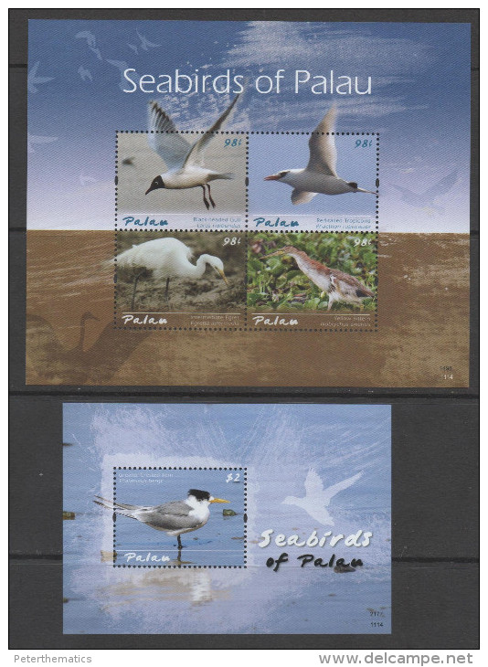 PALAU ,2011,MNH, , SEABIRDS, GULLS, TERNS, EGRETS, SHEETLET+S/SHEET - Andere & Zonder Classificatie