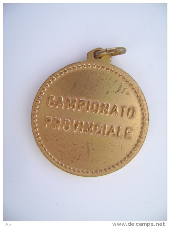 CAMPIONATO PROVINCIALE    FEDERAZIONE ITALIANA  HOCKEY  E PATTINAGGIO  PATINAGE SKATING MEDAGLIA SPORT ITALIA  MEDAL - Kleding, Souvenirs & Andere