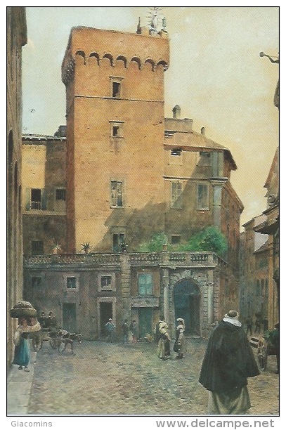 ROMA  SPARITA- DI E. ROESLER FRANZ- TORRE  DEI FRANGIPANE DETTA  DELLA  SCIMMIA-  NUOVA- - Pittura & Quadri