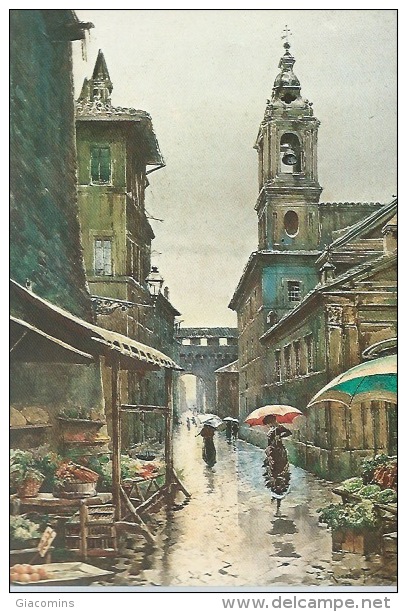 ROMA  SPARITA- DI E. ROESLER FRANZ- VIA DEL CAMPANILE DI  BORGO-  NUOVA- - Pittura & Quadri