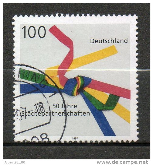 ALLEMAGNE  Jumelages De Ville 1997 N°1749 - Oblitérés