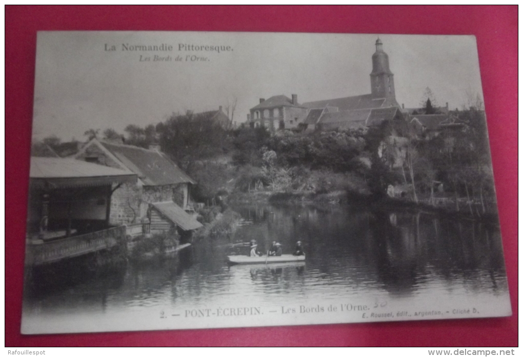 Cp Pont Ecrepin Les Bords De L'orne - Pont Ecrepin