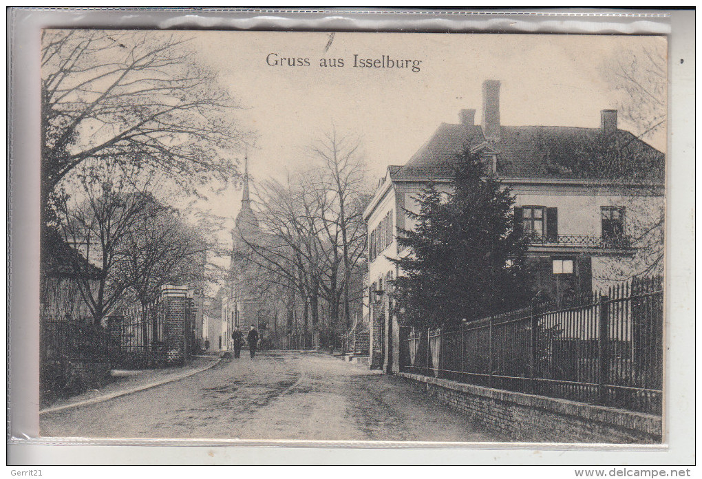 4294 ISSELBURG, Strassenpartie, Gruss Aus...1909 - Borken