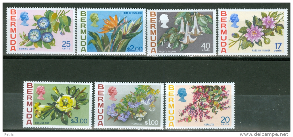 Bermuda 1975 Flowers MNH** - Lot. 2789 - Bermudes