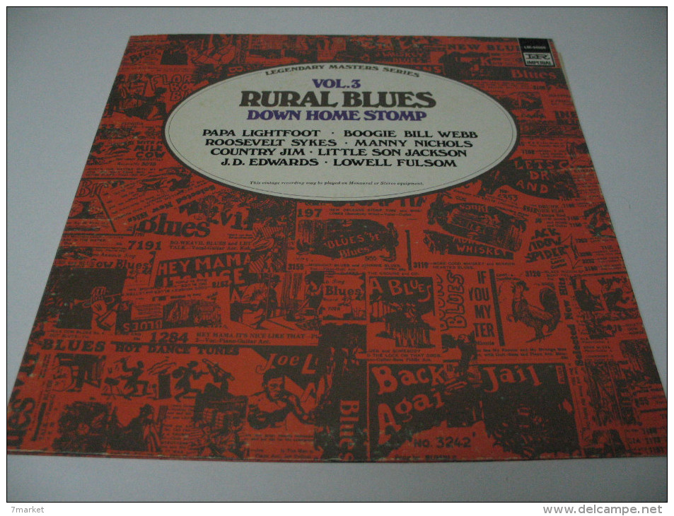 LP/ Rural Blues Vol. 3 - Down Home Stomp - Blues