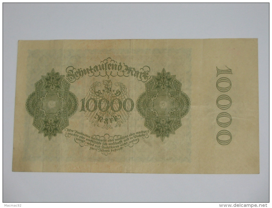 10 000 Zehntaufend Mark 1922 -  Reichsbanknote - Germany - Allemagne **** EN ACHAT IMMEDIAT **** - 10.000 Mark