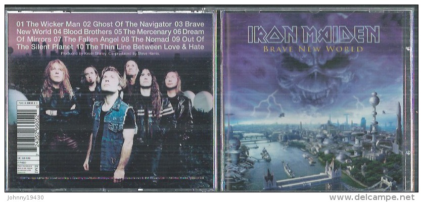 CD   IRON MAIDEN  -  " BRAVE NEW WORLD "  -  10  TITRES - Sonstige - Englische Musik