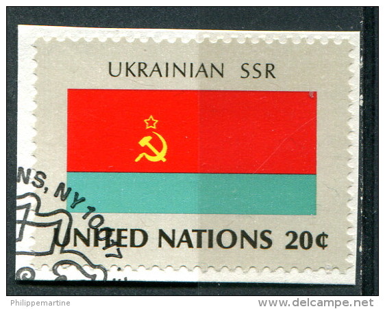 Nations Unies 1981 - YT 349 (o) Sur Fragment - Usados