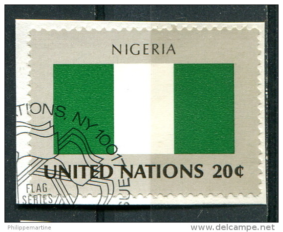 Nations Unies 1982 - YT 380 (o) Sur Fragment - Gebruikt