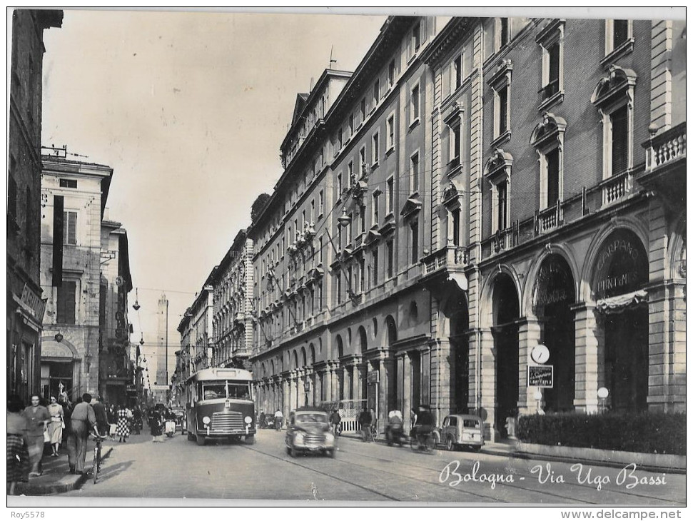 EMILIA ROMAGNA-BOLOGNA VIA UGO BASSI VECCHIO AUTOBUS TOPOLINO - Bologna