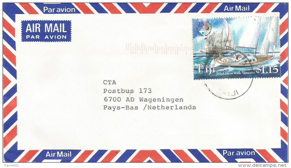 Fiji 2005 Lautoka Sailing Joint Issue With Vanuatu Cover - Fiji (1970-...)