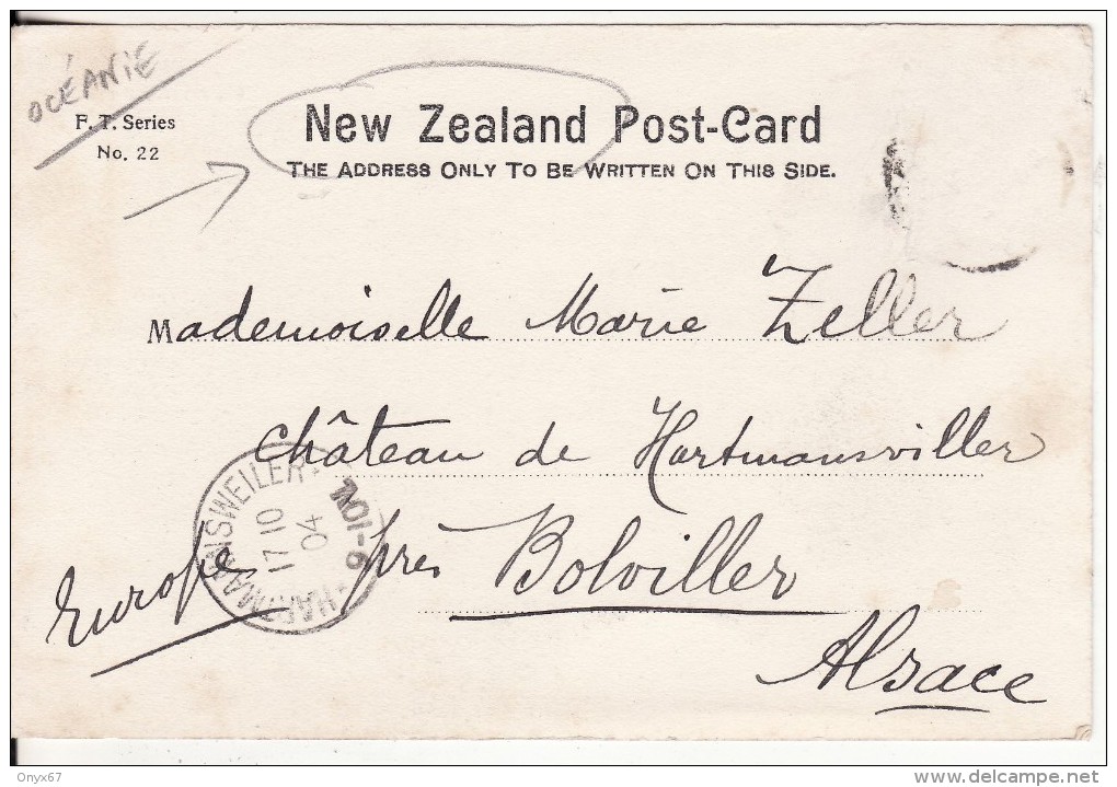 Gruss Aus SAMOA (Océanie-Nouvelle -Zélande) Maori Court House-2 SCANS - Nieuw-Zeeland