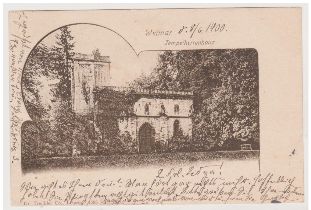 Weimar, Tempelherrenhaus, 1900,  Thüringen - Weimar