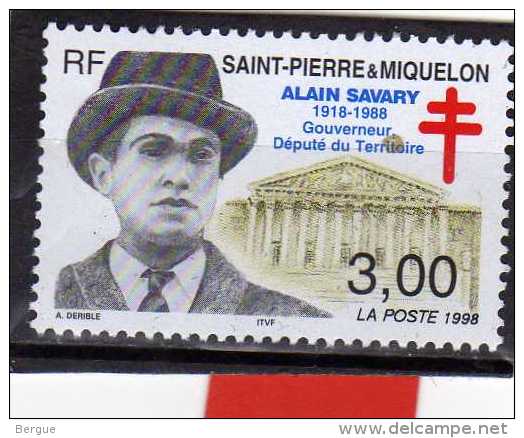 SAINT PIERRE ET MIQUELON   N°669 ** LUXE - Unused Stamps