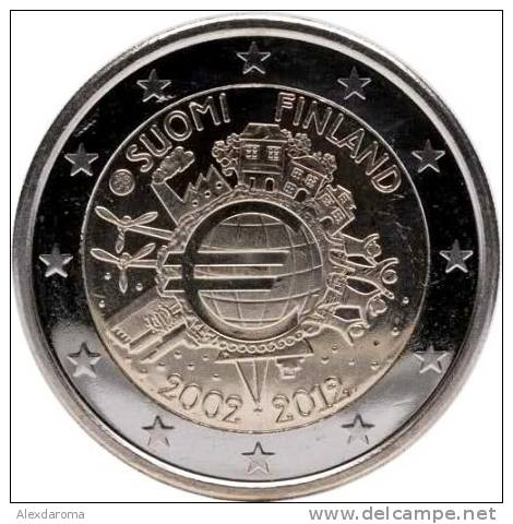 2 EURO 2012 UME UNIONE MONETARIA EUROPEA DECENNALE FINLANDIA - Finland