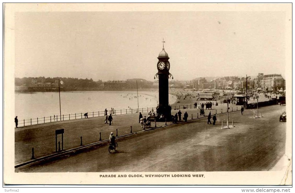 DORSET - WEYMOUTH - PARADE AND CLOCK LOOKING WEST  Do287 - Weymouth