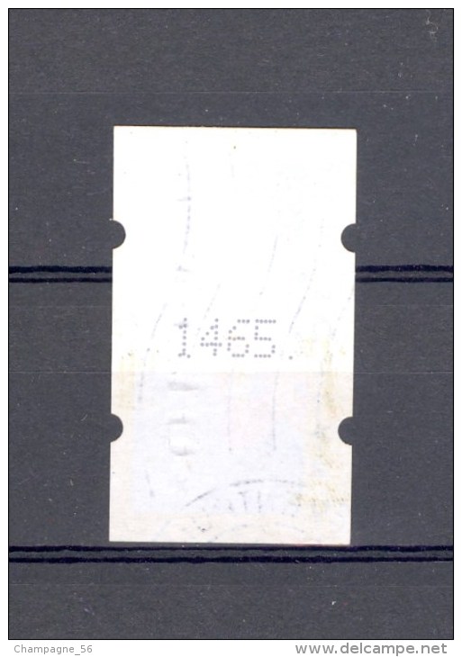 1999 N° 4  ALLEMAGNE FÉDÉRALE DOS N° 1465 DISTRIBUTEURS ROULETTES COR ** 10 *  PHOSPHORESCENT OBLITÉRÉ - Rollenmarken