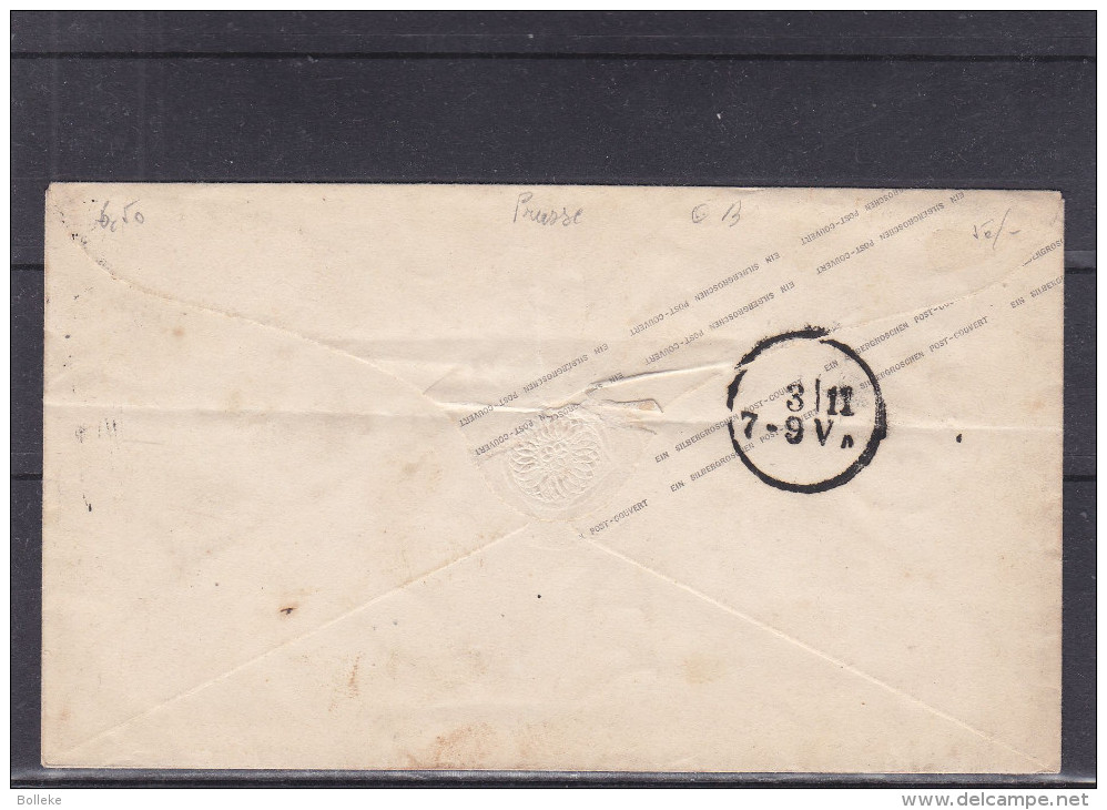 Allemagne - Prusse - Lettre Avec Oblitération Berlin - Postal  Stationery